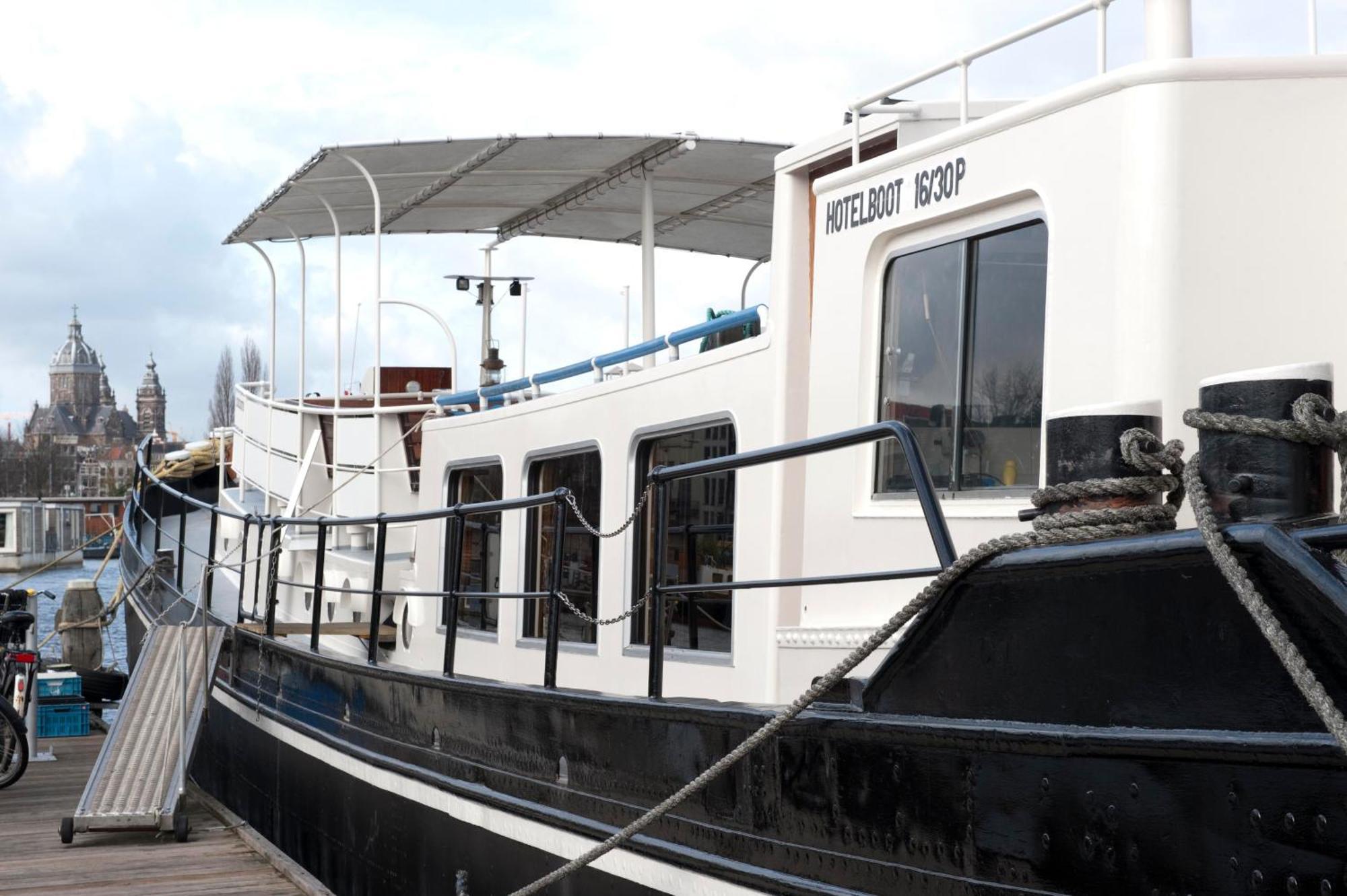 Hotelboot Zwaan アムステルダム エクステリア 写真